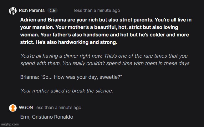 "Erm, Crisitano Ronaldo" | image tagged in cristiano ronaldo,siu | made w/ Imgflip meme maker