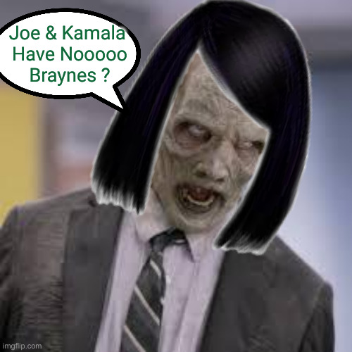 Joe & Kamala 
Have Nooooo
Braynes ? | made w/ Imgflip meme maker