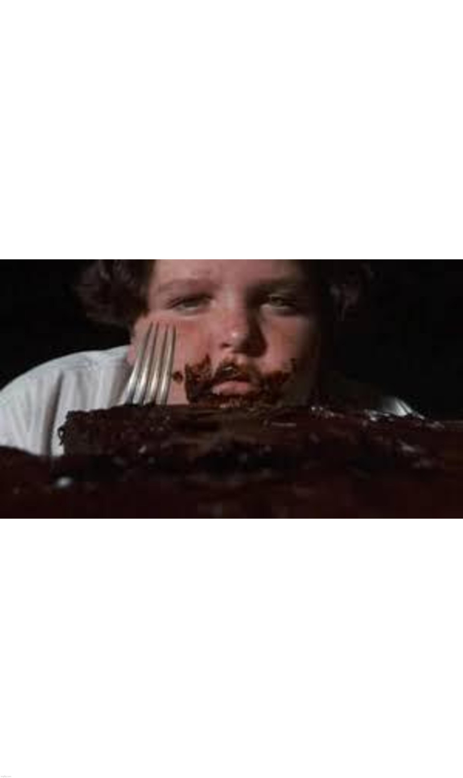 Bruce from de Matilda's bruce pastel de chocolate cake Blank Meme Template