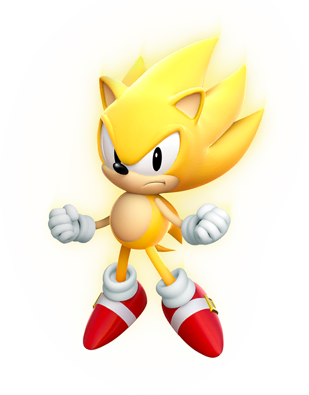 High Quality Classic Super Sonic Blank Meme Template