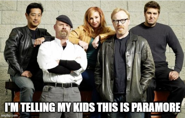 Paramore Rocks | I'M TELLING MY KIDS THIS IS PARAMORE | image tagged in music | made w/ Imgflip meme maker