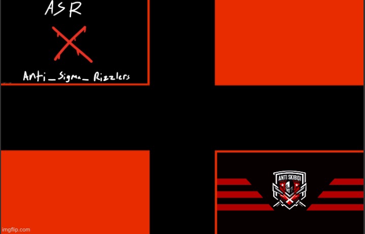 A.S.S. stream flag | image tagged in anti_sigma_shitpost flag | made w/ Imgflip meme maker