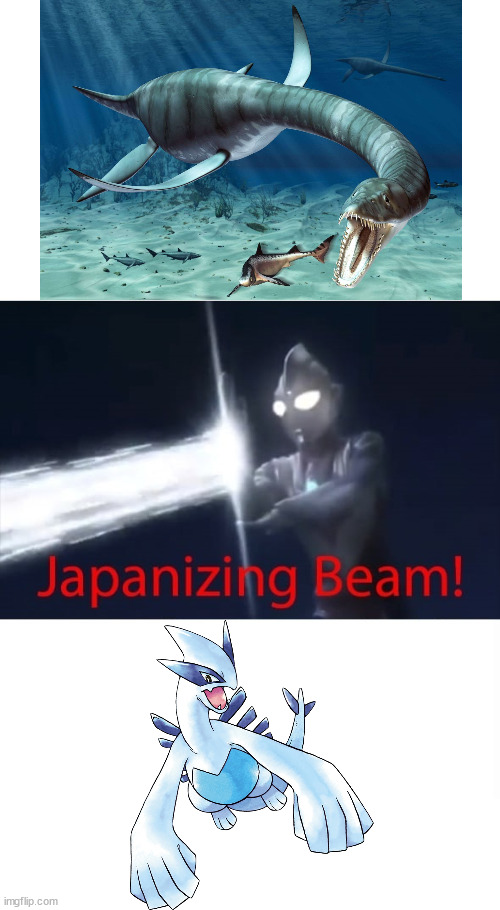 Japanizing Beam! | image tagged in japanizing beam,pokemon | made w/ Imgflip meme maker