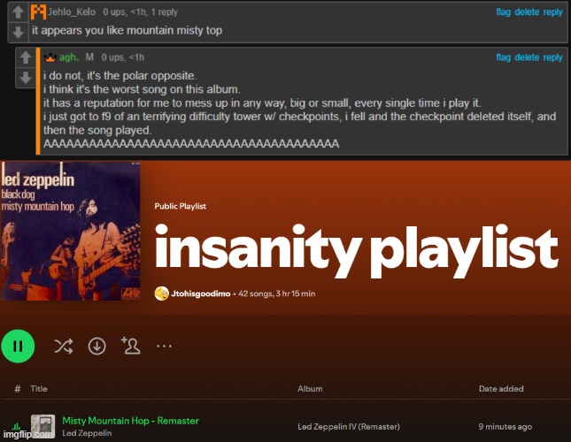 i'm gonna test how fucking cursed this song is towards me | made w/ Imgflip meme maker