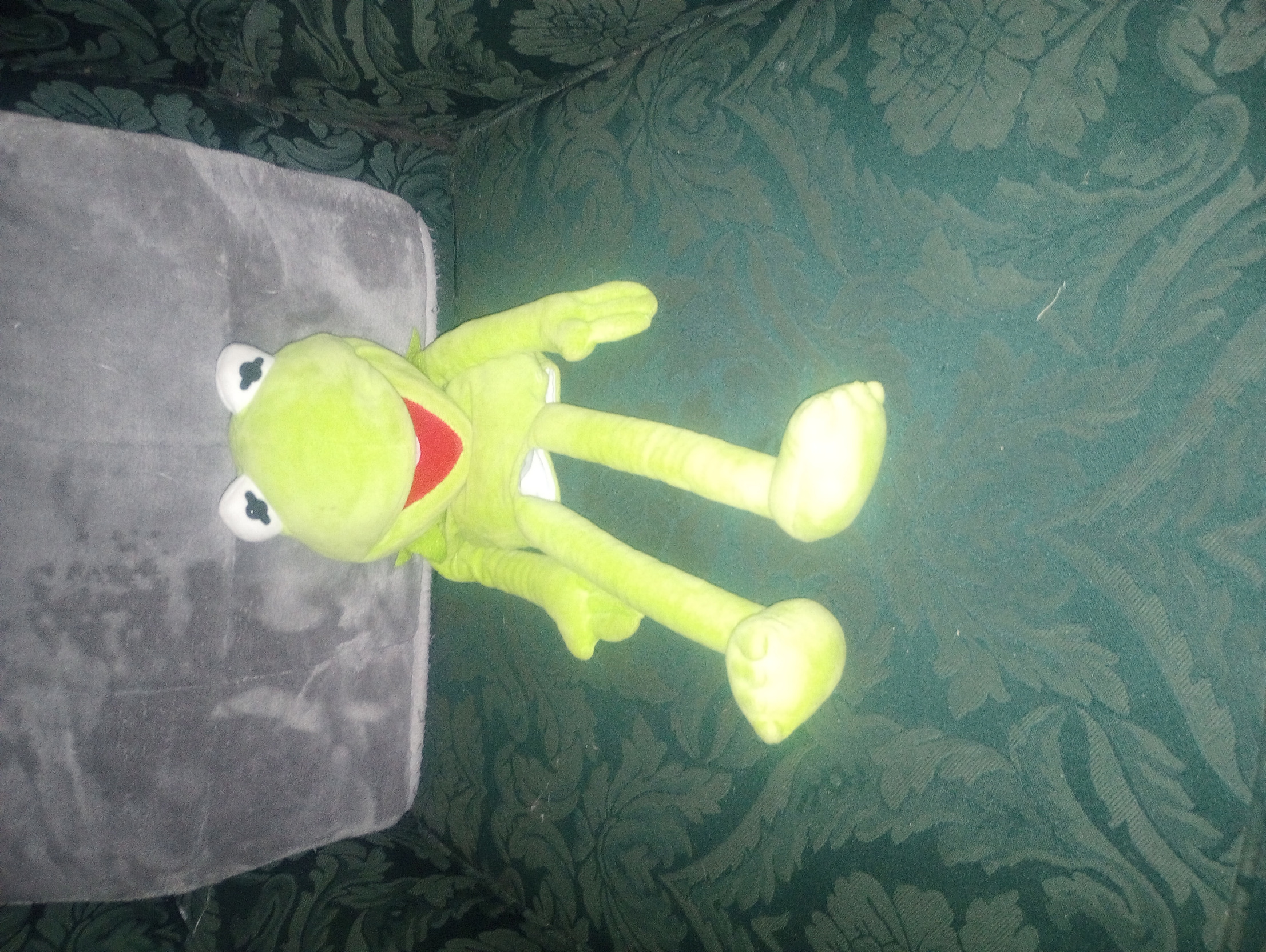 Weed Kermit Blank Meme Template