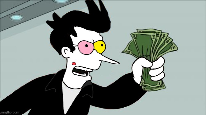 finished the spamton temple | image tagged in shut up and take my kromer | made w/ Imgflip meme maker