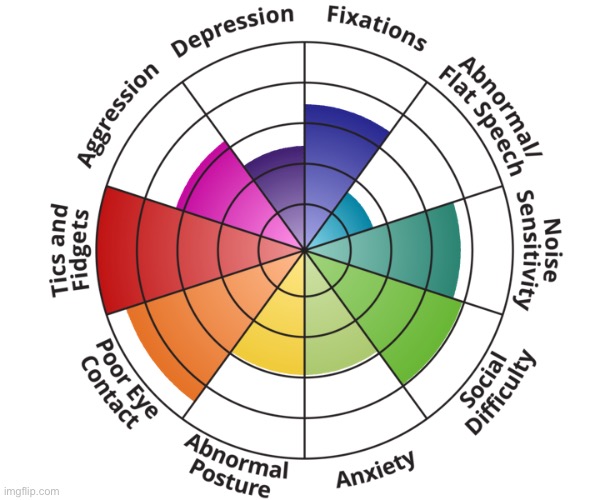 My ASD questionnaire results | image tagged in i never know what to put for tags | made w/ Imgflip meme maker