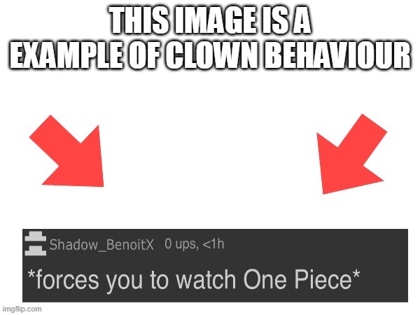 This image is a example of clown behaviour | image tagged in this image is a example of clown behaviour | made w/ Imgflip meme maker