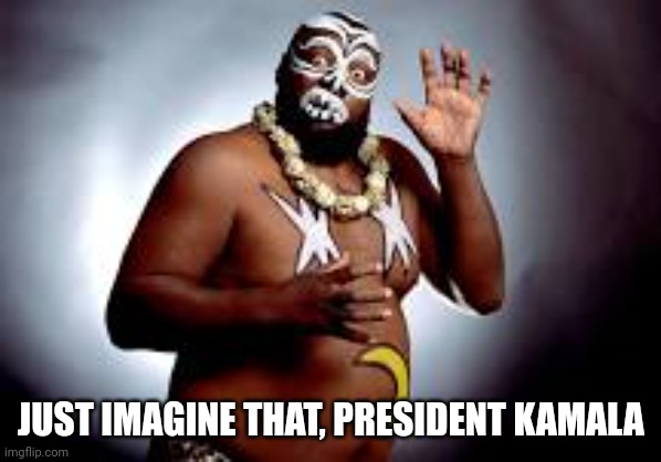 President Kamala | JUST IMAGINE THAT, PRESIDENT KAMALA | image tagged in kamala harris | made w/ Imgflip meme maker