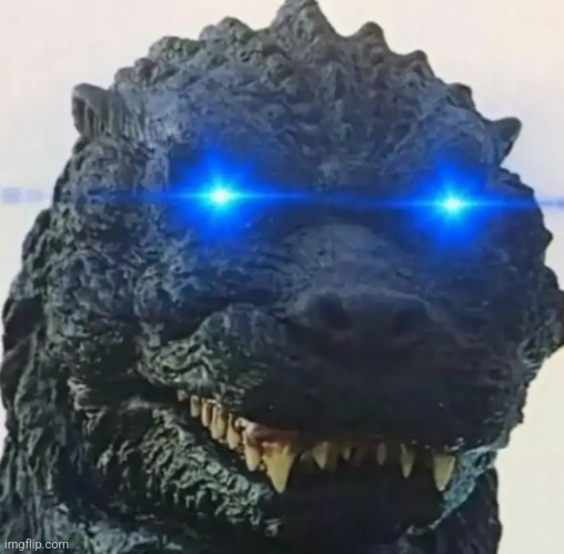 Triggered Godzilla | image tagged in triggered godzilla | made w/ Imgflip meme maker