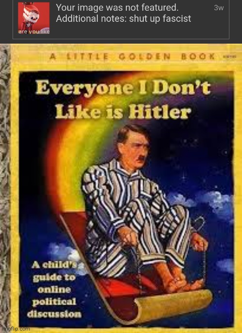 image tagged in everyone i dont like is hitler | made w/ Imgflip meme maker