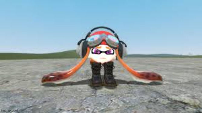 Goomba meggy inkling | image tagged in goomba meggy inkling | made w/ Imgflip meme maker