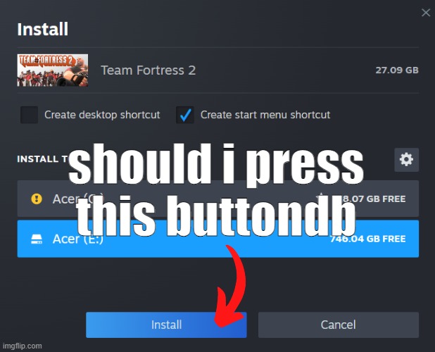 should i press this buttondb | made w/ Imgflip meme maker