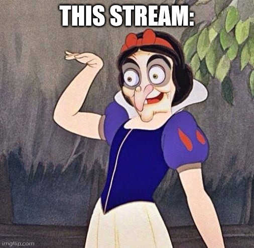 Snow witch | THIS STREAM: | image tagged in snow witch | made w/ Imgflip meme maker