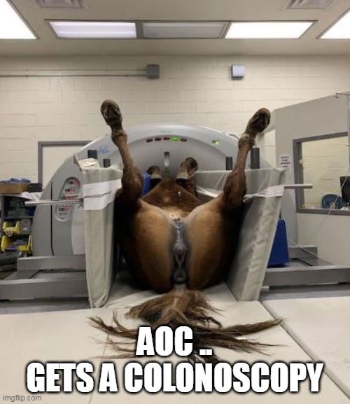 AOC ..
GETS A COLONOSCOPY | made w/ Imgflip meme maker