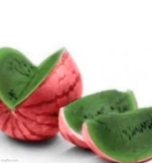 Watermelon Reverse Blank Meme Template