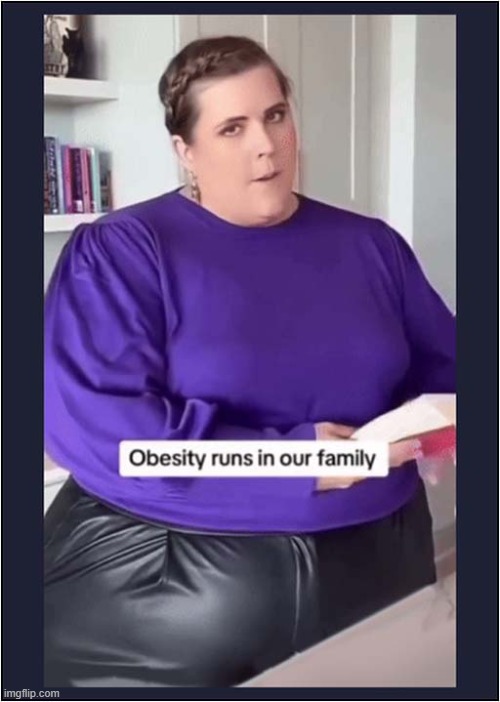 I Doubt This Statement ! | image tagged in obesity,running,doubt,dark humour | made w/ Imgflip meme maker