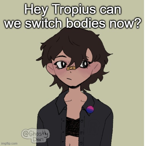 Neko picrew | Hey Tropius can we switch bodies now? | image tagged in neko picrew | made w/ Imgflip meme maker