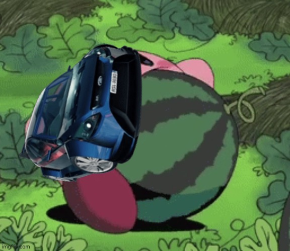 Kirby Melon | image tagged in kirby melon | made w/ Imgflip meme maker