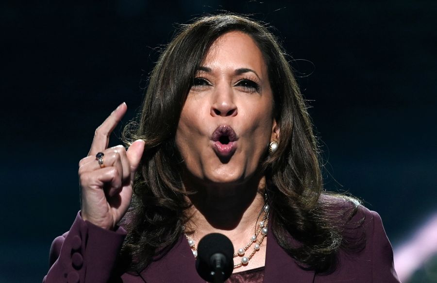 High Quality Kamala mouth open 1 Blank Meme Template