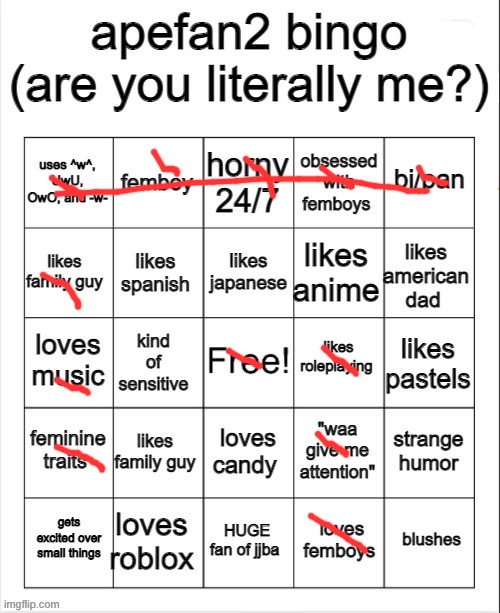 apefan2 bingo | image tagged in apefan2 bingo | made w/ Imgflip meme maker