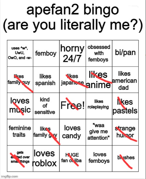 apefan2 bingo | image tagged in apefan2 bingo | made w/ Imgflip meme maker