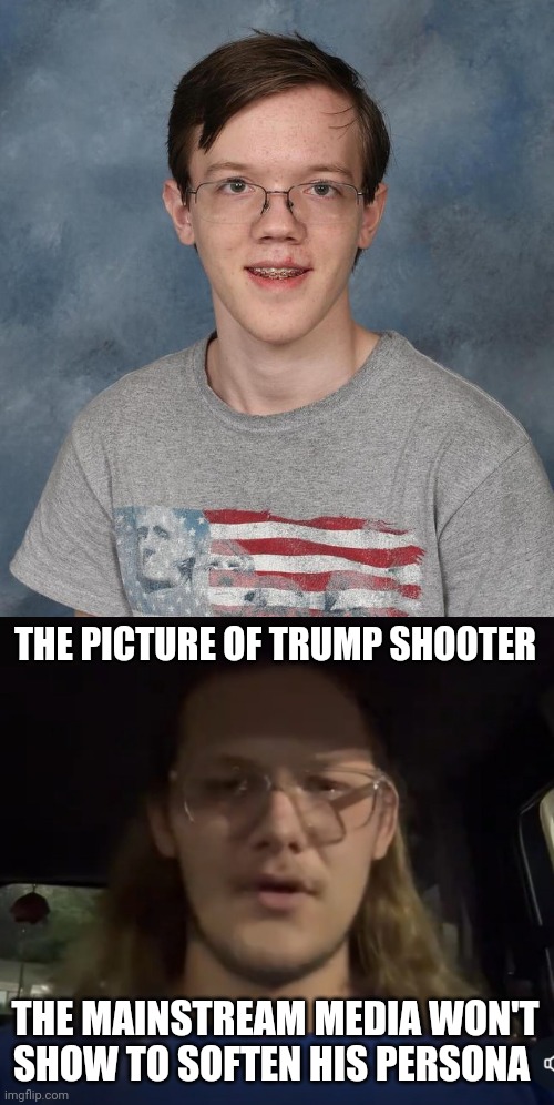 And it goes on and on | THE PICTURE OF TRUMP SHOOTER; THE MAINSTREAM MEDIA WON'T SHOW TO SOFTEN HIS PERSONA | image tagged in thomas matthew crooks,thomas crooks | made w/ Imgflip meme maker