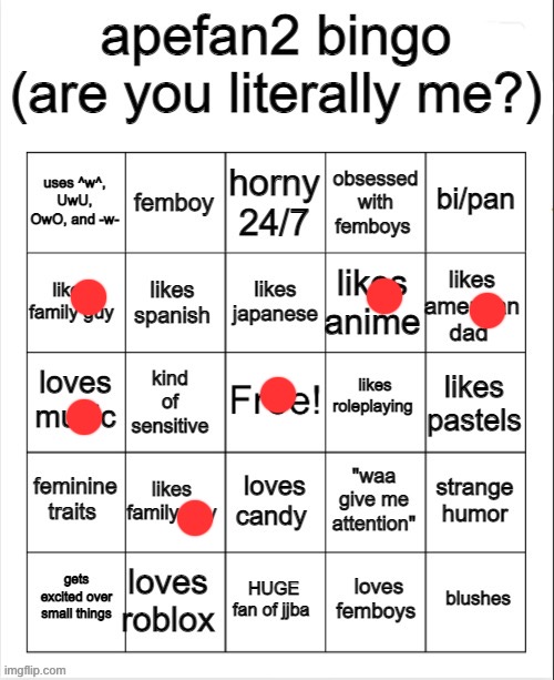 apefan2 bingo | image tagged in apefan2 bingo | made w/ Imgflip meme maker