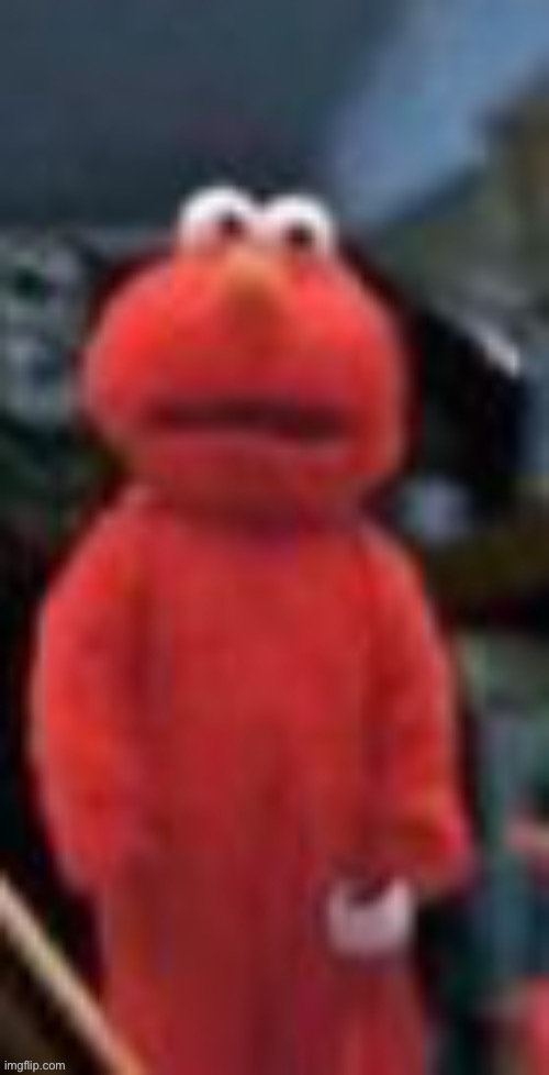 Me after seeing the Ronnie mcnutt gif: | image tagged in traumatized elmo | made w/ Imgflip meme maker