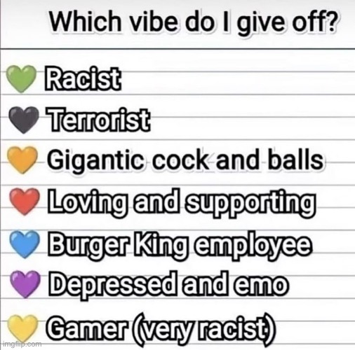 what vibe do i give off | image tagged in what vibe do i give off | made w/ Imgflip meme maker