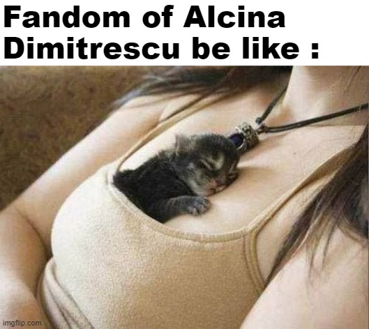 Fandome Alcina Dimitrescu (Re8) be like... | Fandom of Alcina Dimitrescu be like : | image tagged in resident evil | made w/ Imgflip meme maker