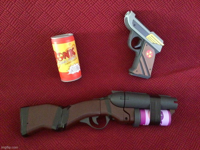 Y’all I got tf2 prop guns!!! I cannot wait for Halloween! | made w/ Imgflip meme maker