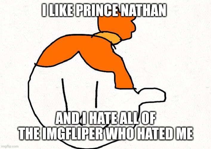 Izzy blank | I LIKE PRINCE NATHAN; AND I HATE ALL OF THE IMGFLIPER WHO HATED ME | image tagged in izzy blank | made w/ Imgflip meme maker