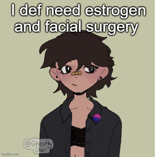 Neko picrew | I def need estrogen and facial surgery | image tagged in neko picrew | made w/ Imgflip meme maker