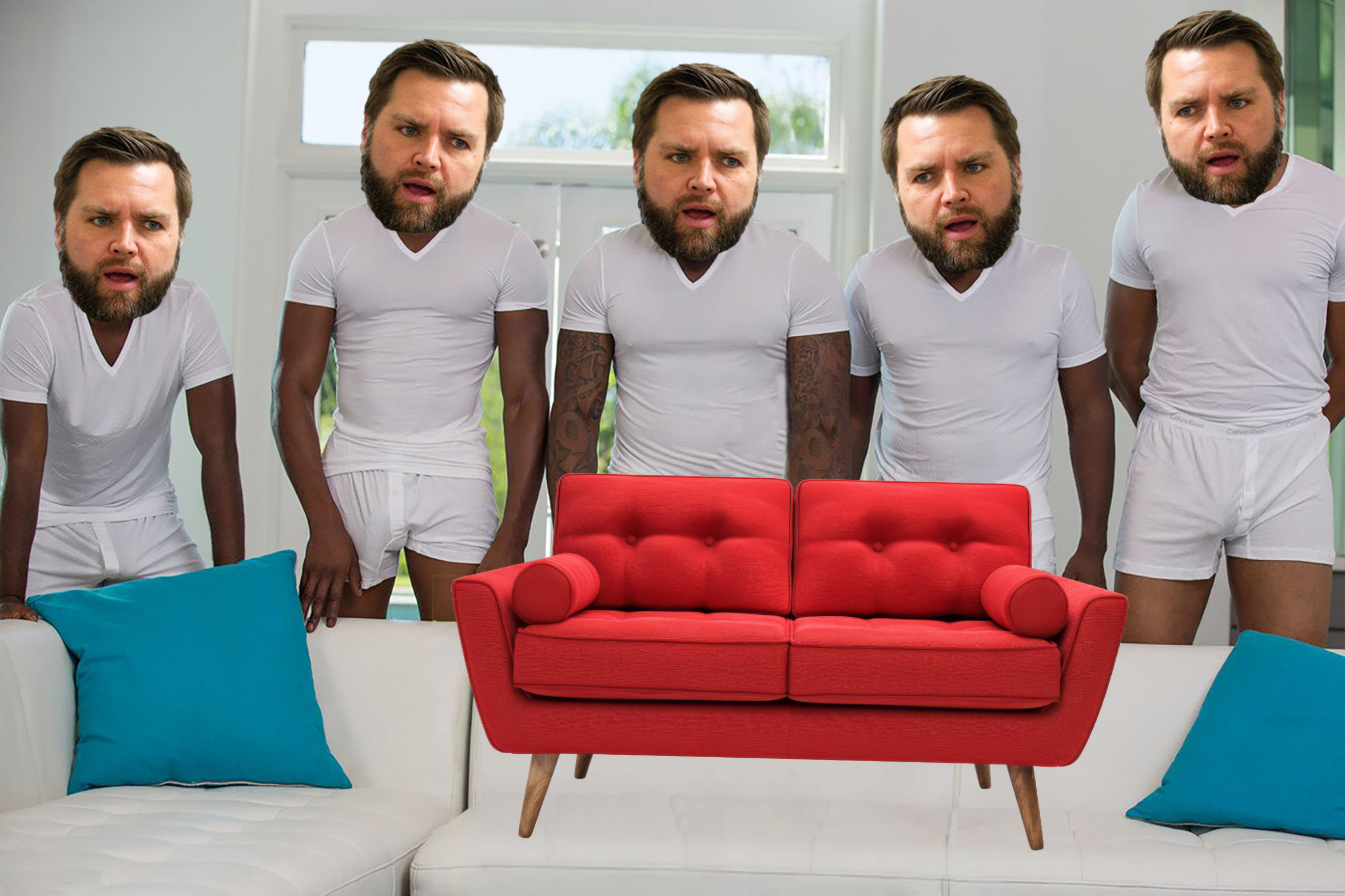 JD Vance Couch Blank Meme Template