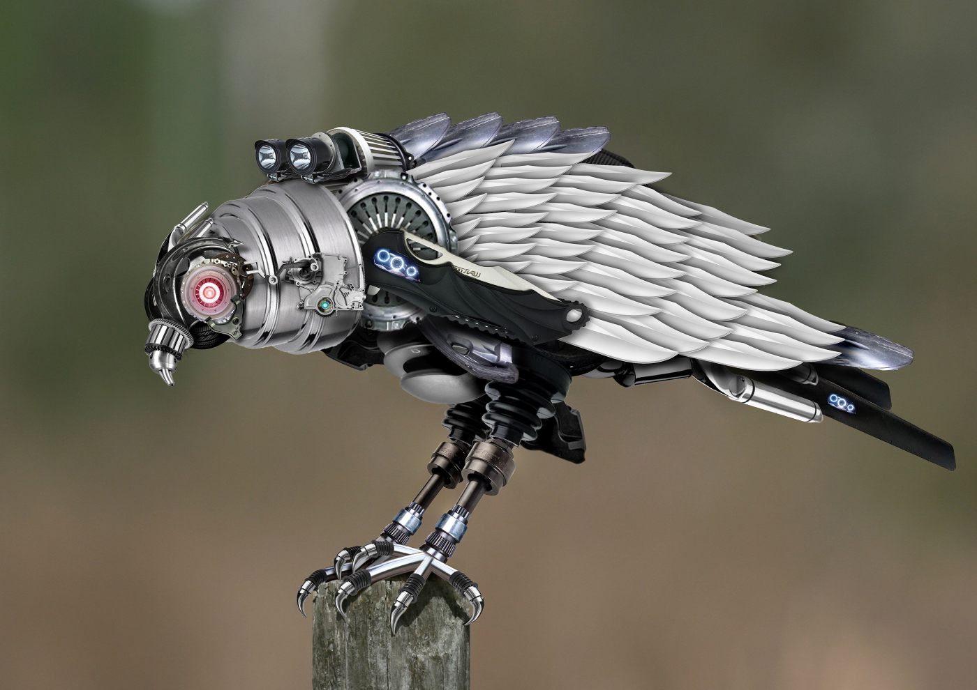 robot bird Blank Meme Template