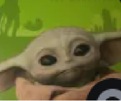 High Quality baby yoda what Blank Meme Template