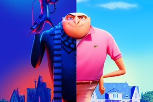Bad gru good gru Blank Meme Template