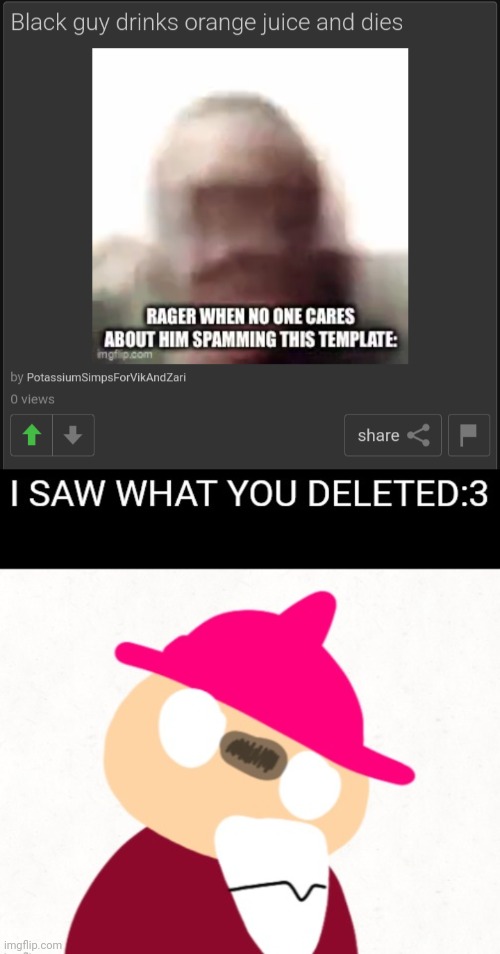 image tagged in gambai i saw what you deleted | made w/ Imgflip meme maker