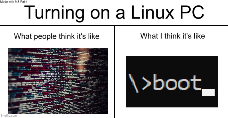 A bit controversial, but… yeah | image tagged in linux | made w/ Imgflip meme maker