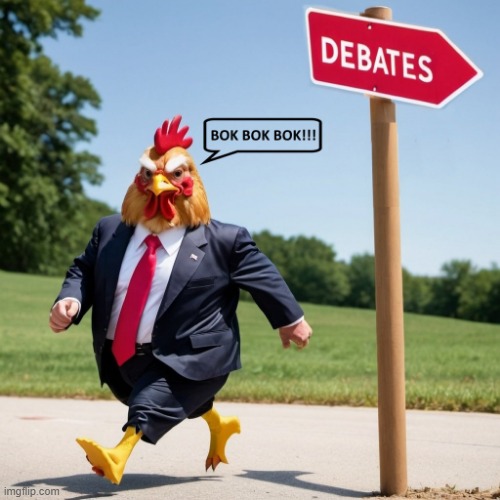 Run Like The Cowardly Chicken-Gutted Dog You Are | image tagged in convict trump,convict 45,loser trump,chicken trump,crybaby loser victim trump,chicken gutted dog trump | made w/ Imgflip meme maker