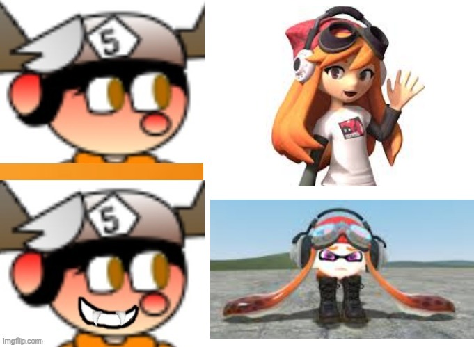 Which meggy does SMG5 prefer most? (mod note: tru!) | image tagged in smg5 normal and smile credit to smg5_nb and sth4,memes,smg4 | made w/ Imgflip meme maker