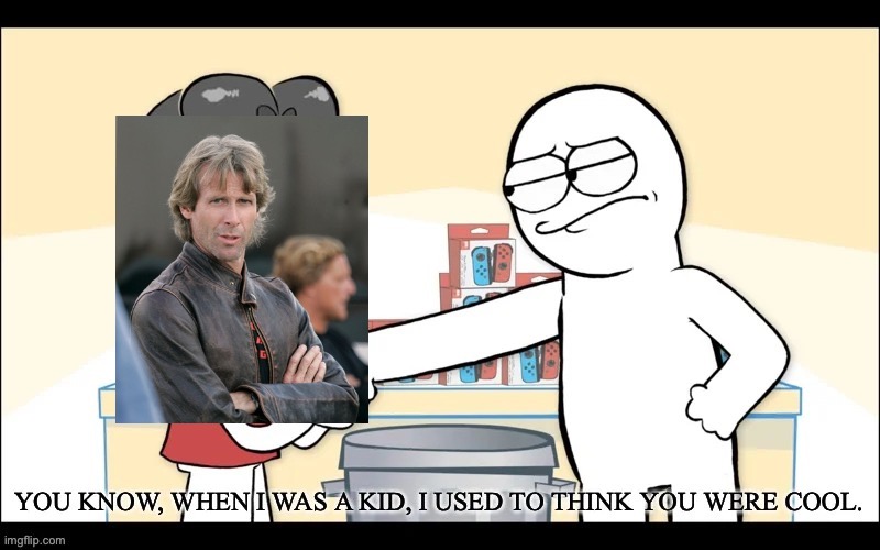 Based on a certain movie announcement | image tagged in when i was a kid i used to think you were cool | made w/ Imgflip meme maker