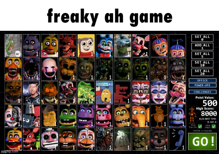 freaky ah game | made w/ Imgflip meme maker