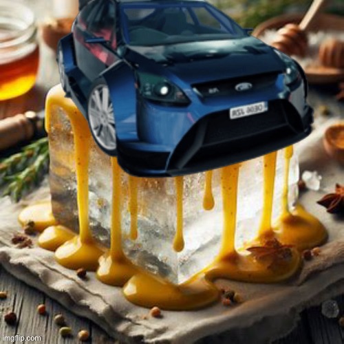 Block of ice covered in honey mustard | image tagged in block of ice covered in honey mustard | made w/ Imgflip meme maker