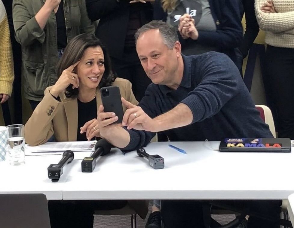 High Quality Doug and Kamala Blank Meme Template