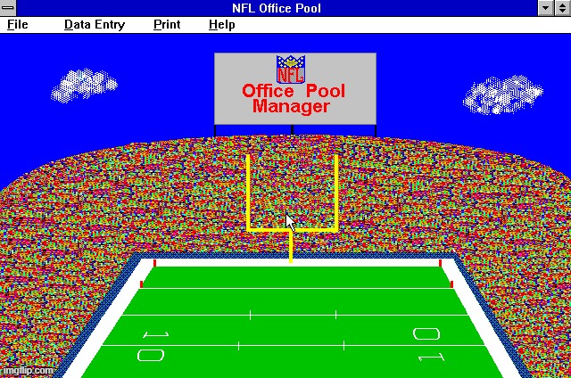 NFL Office Pool Manager | image tagged in nfl office pool manager | made w/ Imgflip meme maker