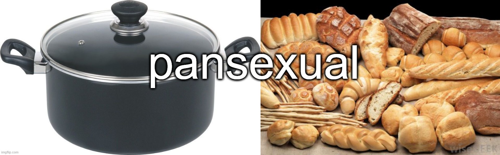 pansexual | image tagged in bread | made w/ Imgflip meme maker