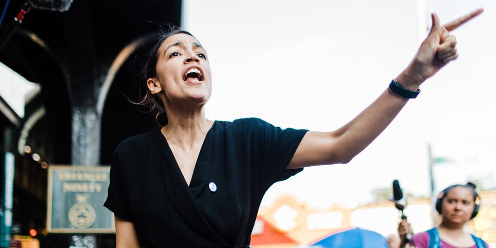 High Quality aoc pointing Blank Meme Template