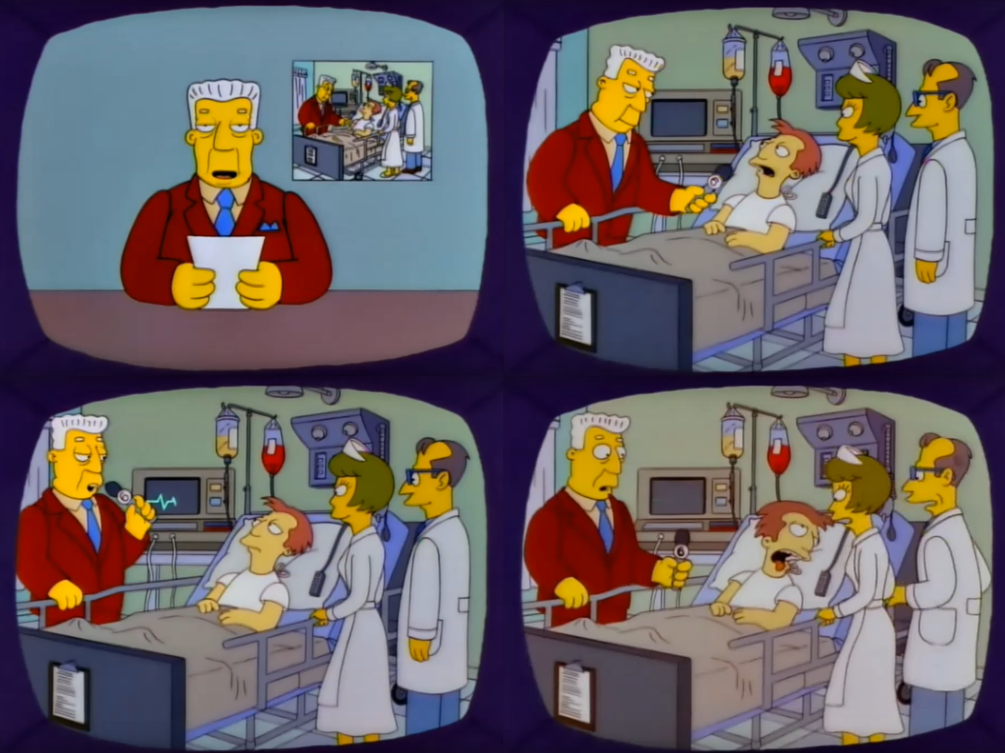 Simpsons Coma Guy Blank Meme Template